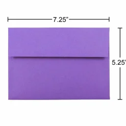 JAM Paper A7 Colored Invitation Envelopes, 50ct.