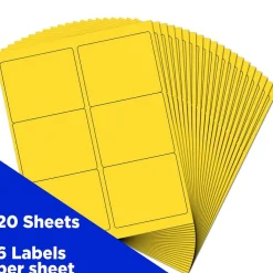 JAM Paper Adhesive Shipping Labels, 3.33