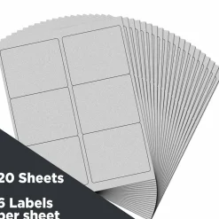 JAM Paper Adhesive Shipping Labels, 3.33
