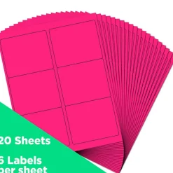 JAM Paper Adhesive Shipping Labels, 3.33