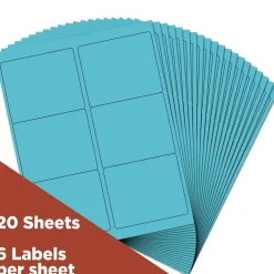 JAM Paper Adhesive Shipping Labels, 3.33