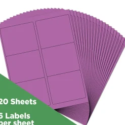 JAM Paper Adhesive Shipping Labels, 3.33