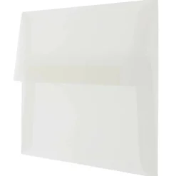 JAM Paper A7 Translucent Vellum Invitation Envelopes, 50ct.