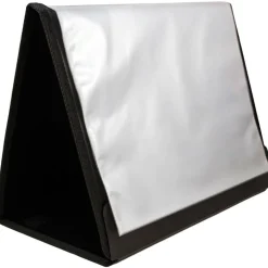 JAM Paper Black Easel Fold Booklet Style Display Book