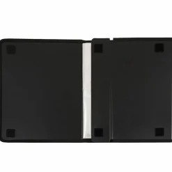 JAM Paper Black Easel Fold Booklet Style Display Book