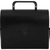 JAM Paper Black 6" x 9" Plastic Art Case Lunchbox