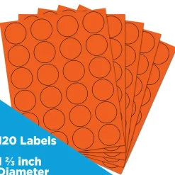 JAM Paper Circle Label Stickers