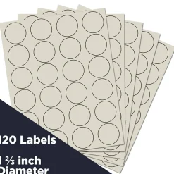 JAM Paper Circle Label Stickers