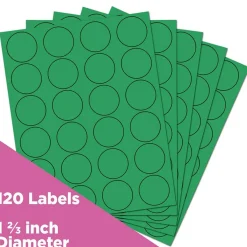 JAM Paper Circle Label Stickers