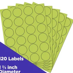 JAM Paper Circle Label Stickers