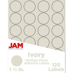 JAM Paper Circle Label Stickers