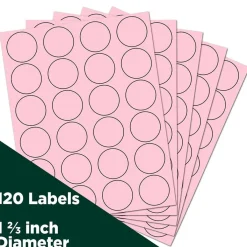 JAM Paper Circle Label Stickers