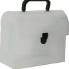 JAM Paper Clear 6" x 9" Plastic Art Case Lunchbox