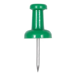 JAM Paper Colorful Standard Push Pins, 100ct.