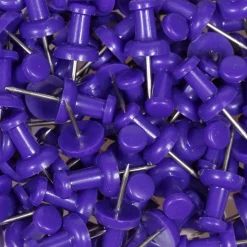 JAM Paper Colorful Standard Push Pins, 100ct.