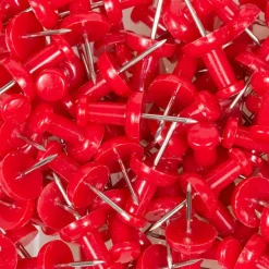 JAM Paper Colorful Standard Push Pins, 100ct.