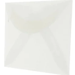 JAM Paper 3Drug Clear Translucent Vellum Envelopes 100ct.