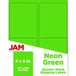 JAM Paper Extra Large Shipping Address Label Stickers