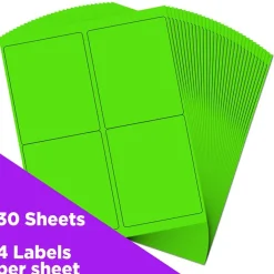 JAM Paper Extra Large Shipping Address Label Stickers