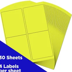JAM Paper Extra Large Shipping Address Label Stickers