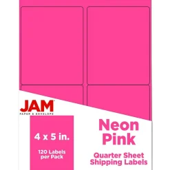 JAM Paper Extra Large Shipping Address Label Stickers