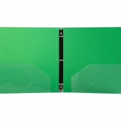 JAM Paper Glass Twill Plastic 3-Ring Binder