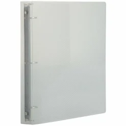 JAM Paper Glass Twill Plastic 3-Ring Binder