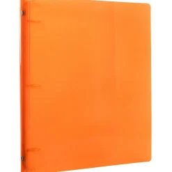JAM Paper Glass Twill Plastic 3-Ring Binder
