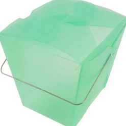 JAM Paper Green Large Plastic Chinese Takeout Container, 6ct.