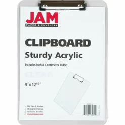 JAM Paper Letter Size Plastic Clipboard