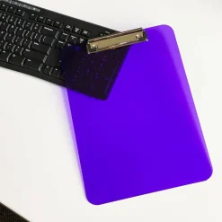 JAM Paper Letter Size Plastic Clipboard