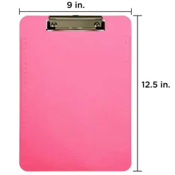 JAM Paper Letter Size Plastic Clipboard