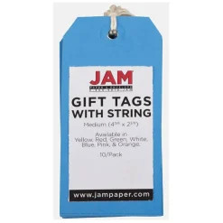 JAM Paper Medium Gift Tags with String