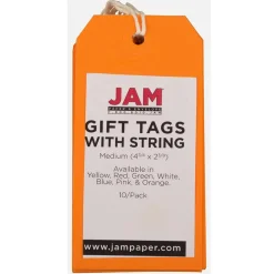 JAM Paper Medium Gift Tags with String
