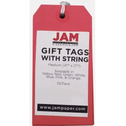 JAM Paper Medium Gift Tags with String