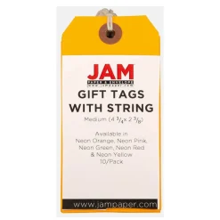JAM Paper Medium Gift Tags with String