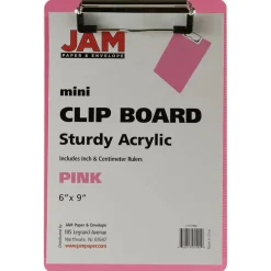 JAM Paper Mini Plastic Memo Clipboard