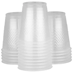 JAM Paper 12oz. Clear Plastic Party Cups, 200ct.