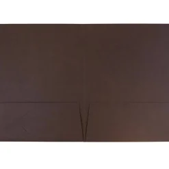 JAM Paper 2-Pocket Textured Linen Business Folders, 6ct.