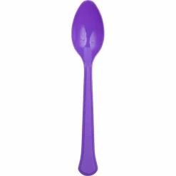 JAM Paper Premium Disposable Plastic Spoons, 48ct.