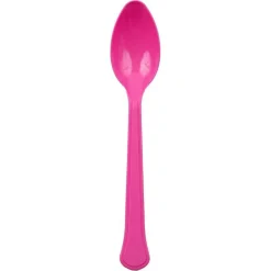 JAM Paper Premium Disposable Plastic Spoons, 48ct.