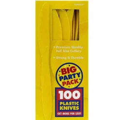 JAM Paper Premium Plastic Knives, 100ct.