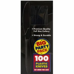 JAM Paper Premium Plastic Knives, 100ct.
