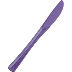 JAM Paper Premium Utensils Plastic Knives Party Pack, 48ct.