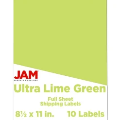 JAM Paper Shipping Labels, 8.5
