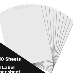 JAM Paper Shipping Labels, 8.5