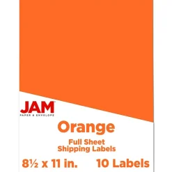 JAM Paper Shipping Labels, 8.5