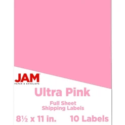 JAM Paper Shipping Labels, 8.5