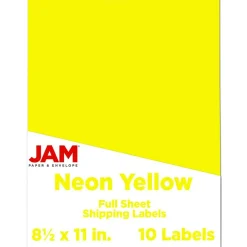 JAM Paper Shipping Labels, 8.5