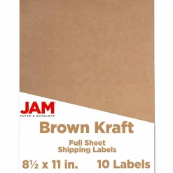 JAM Paper Shipping Labels, 8.5